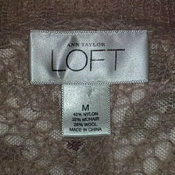 Ann Taylor Loft dusty pink batwing sweater - Picture 3 of 4